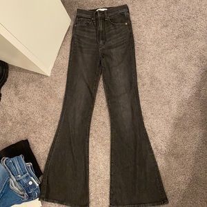 Abercrombie ultra high rise flare jeans